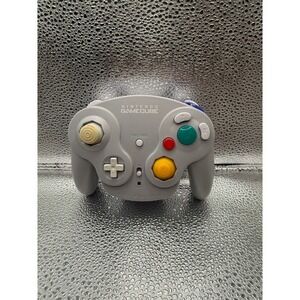Nintendo GameCube Wavebird Wireless Controller DOL004Gray NO RECIEVER -BTN ISSUE